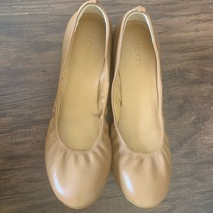 J. Crew Anya Ballet flats brown/tan NWOT